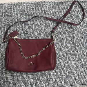 Coach leather crossbody bag